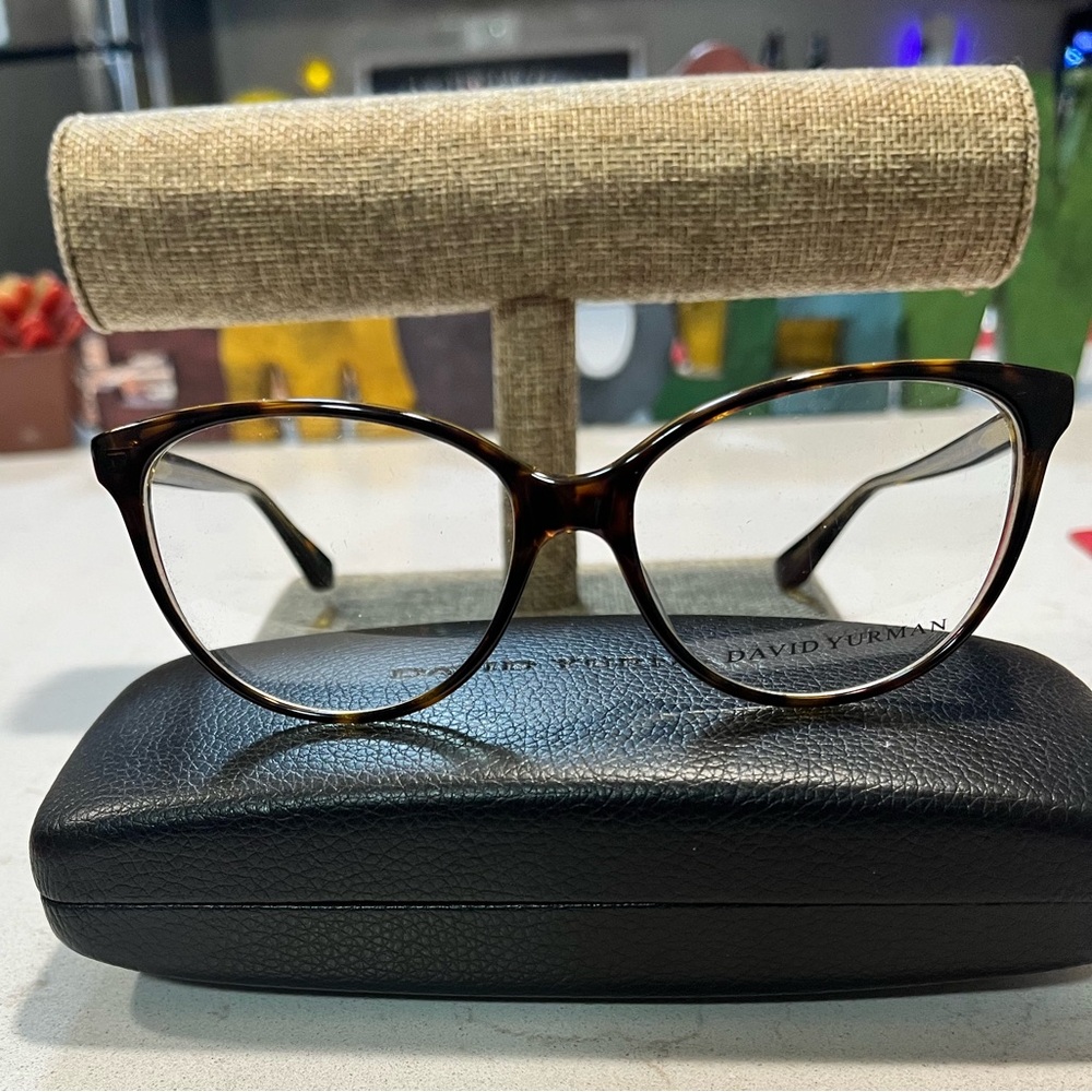 DAVID YURMAN NIB AUTHENTIC PRESCRIPTION READY TORTOISE DESIGN EYEGLASSES